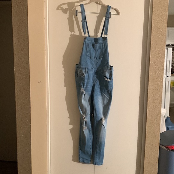 Wax Jean Denim - Ripped Jean overalls